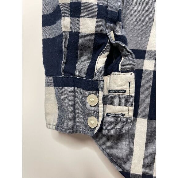 J. Crew Boy Fit Plaid Button down - Picture 4 of 8